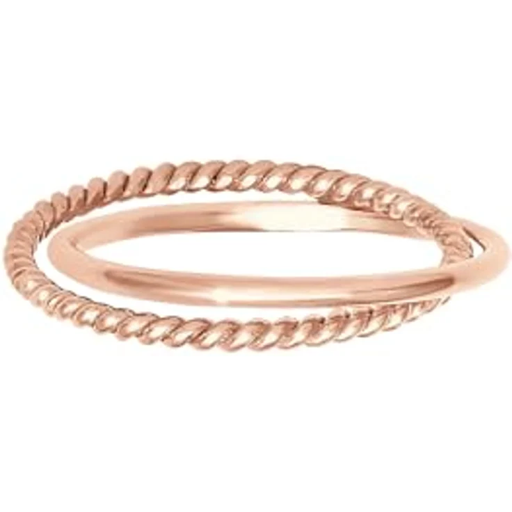 Elli Damenring Wickel Klassisch Filigran Twisted Trend, 925 Sterling Silber – Bild 2