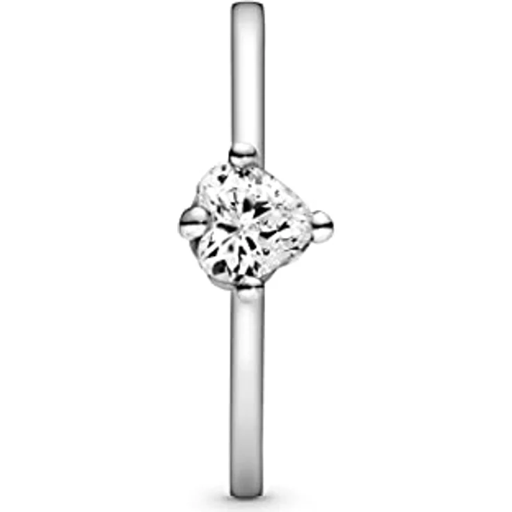 PANDORA Heart Sterling Silver Ring mit klaren Zirkonia, Größe 60 – Bild 3