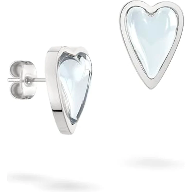 Liebeskind Berlin Damen Ohrringe LJ-1698-E-15, Edelstahl IP silber poliert, 1,5 cm mit Steckverschluss – Bild 1