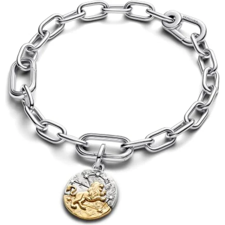 Pandora Charm Anhänger Sternzeichen Löwe 764994C01, Bicolor mit Zirkonia, Silberfarben und Gelbgoldfarben – Bild 3