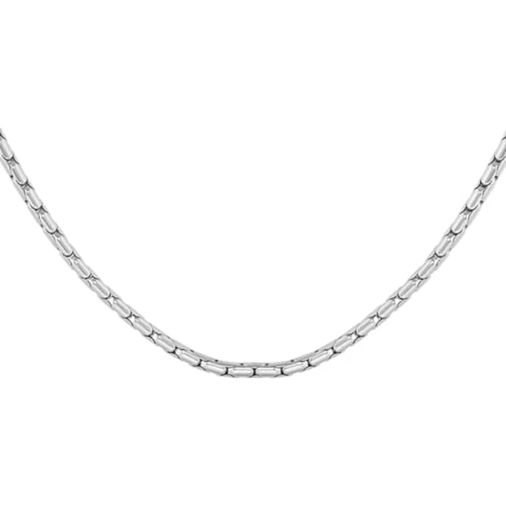 BOSS Jewelry Evan-Halskette aus Edelstahl, 610 mm, mit Logo-Anhänger und Karabinerverschluss – Bild 2