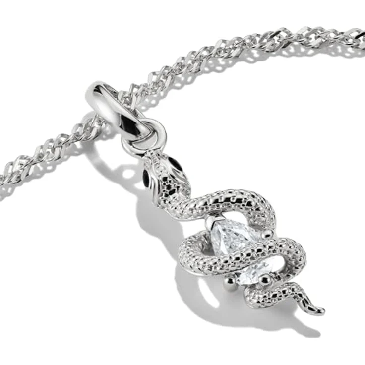 THOMAS SABO Charm-Schlangen-Optik - Connect mit Zirkonia (synth), aus recyceltem Silber 925 – Bild 2