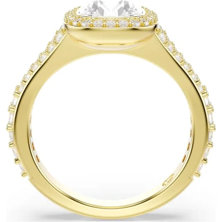 Swarovski Ring Una Angelic, Cushion-Schliff, 18 Karat Weißgold, Größe 60, mit Cubic Zirkonia und Kristallen – Bild 3
