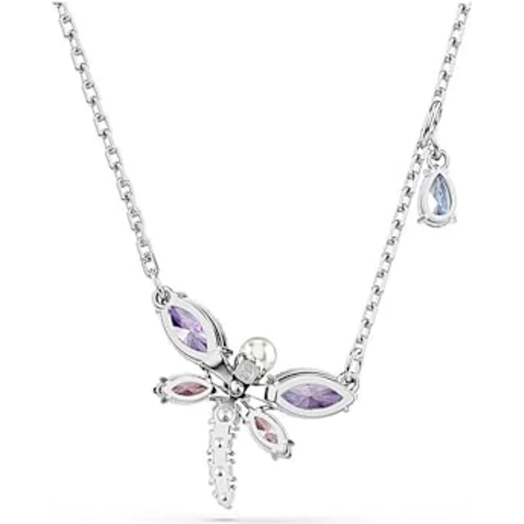 Swarovski x Ariana Grande Libellen-Anhänger, Mehrfarbig mit Swarovski Zirconia und rhodiniertem Finish – Bild 5