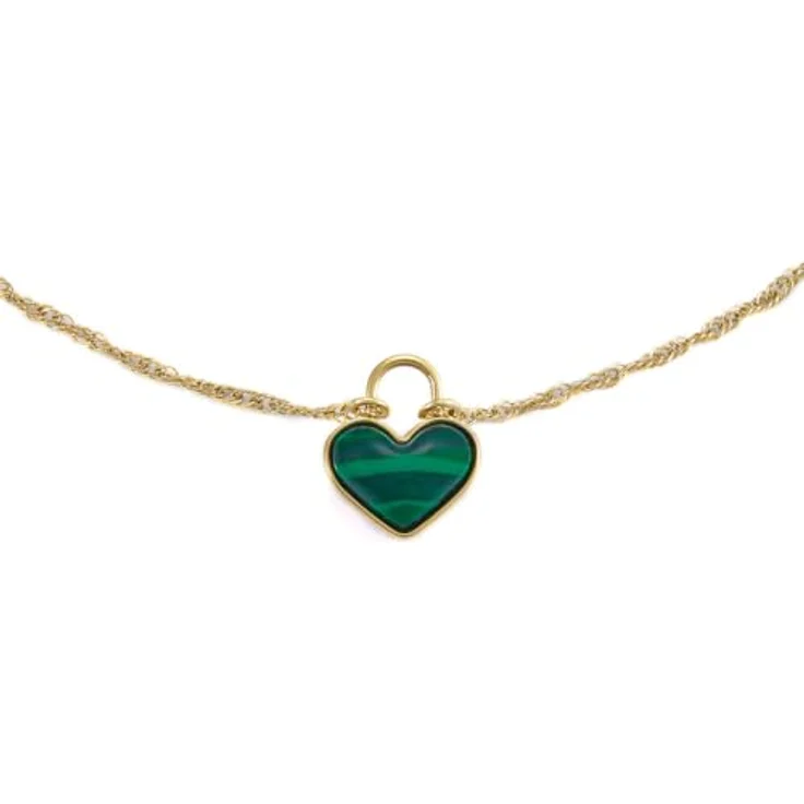 FOSSIL Damen Edelstahl Kettenarmband mit Karabinerverschluss, goldfarben, poliert – Bild 3