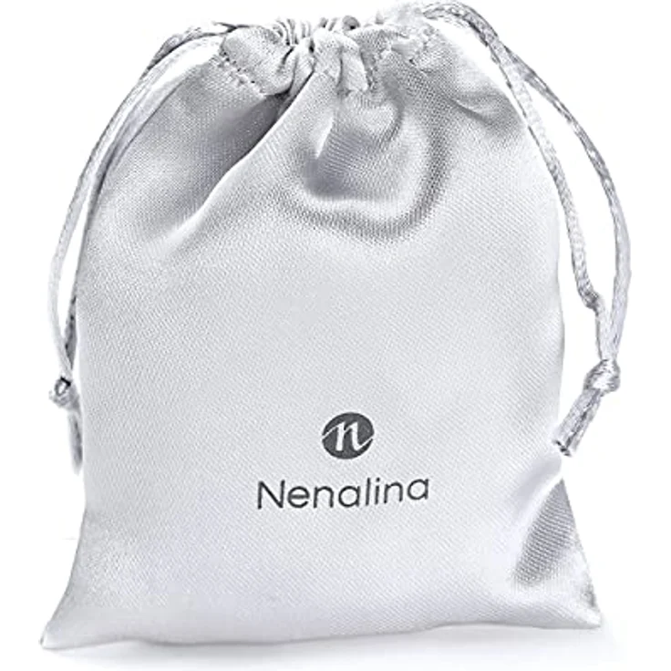 Nenalina Kettenanhänger Muschelkernperle Oval, klassisch elegant, 925 Silber – Bild 4
