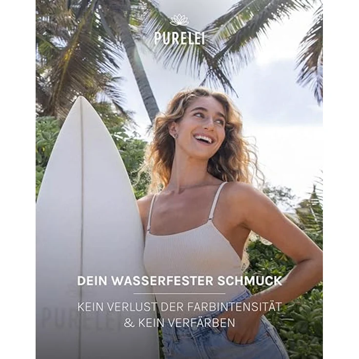 Purelei Kaula Ohrringe (Silber) – 13mm Damenohrringe aus hochwertigem Edelstahl – wasserfeste Creolen für individuellen Modeschmuck – Bild 5