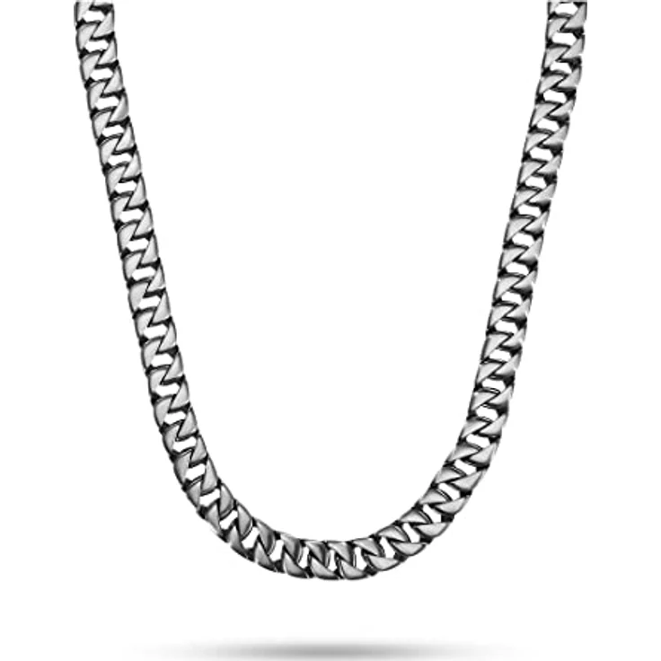 FAVS Herren-Halskette Edelstahl, 60 cm lang, 1,3 cm breit, Geschenkbox inkludiert, Modell 88323254 – Bild 1