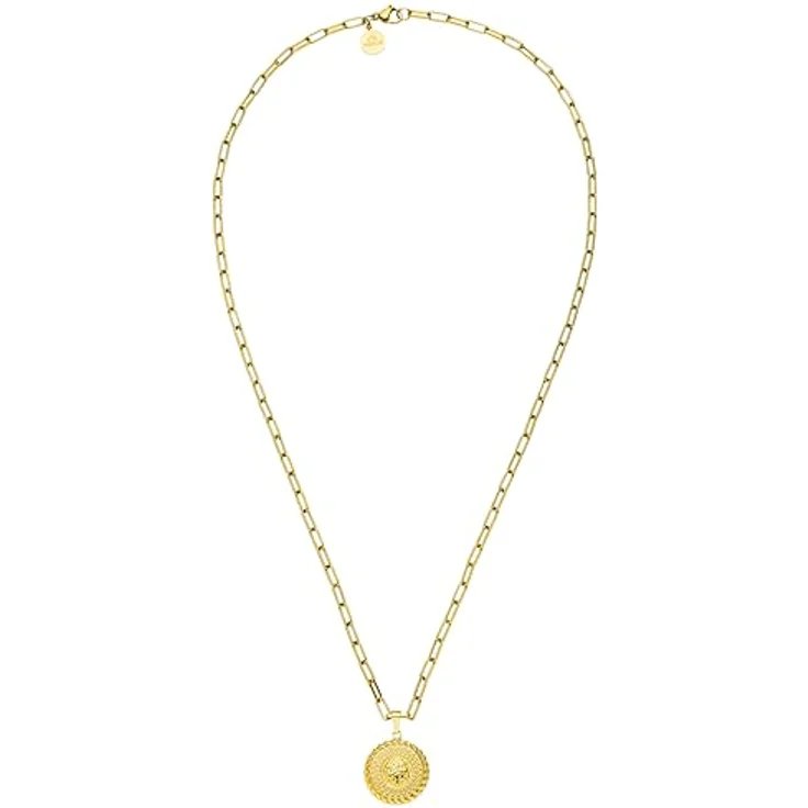 Purelei Waina Kette Damen, Gold – Verstellbare Wasserfeste Edelstahl Halskette, 50-55 cm, für individuellen Style – Bild 1