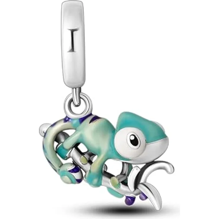 TINSLO Charm Anhänger Damen, 925 Sterling Silber mit Zirkonia-Steinen, kompatibel mit Pandora Armbändern und Halsketten, für Frauen und Mädchen