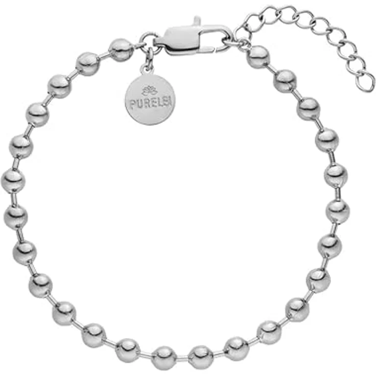 Purelei Bubble Armband, glänzende Kugeln aus 14K vergoldetem Edelstahl, Gold – Bild 1