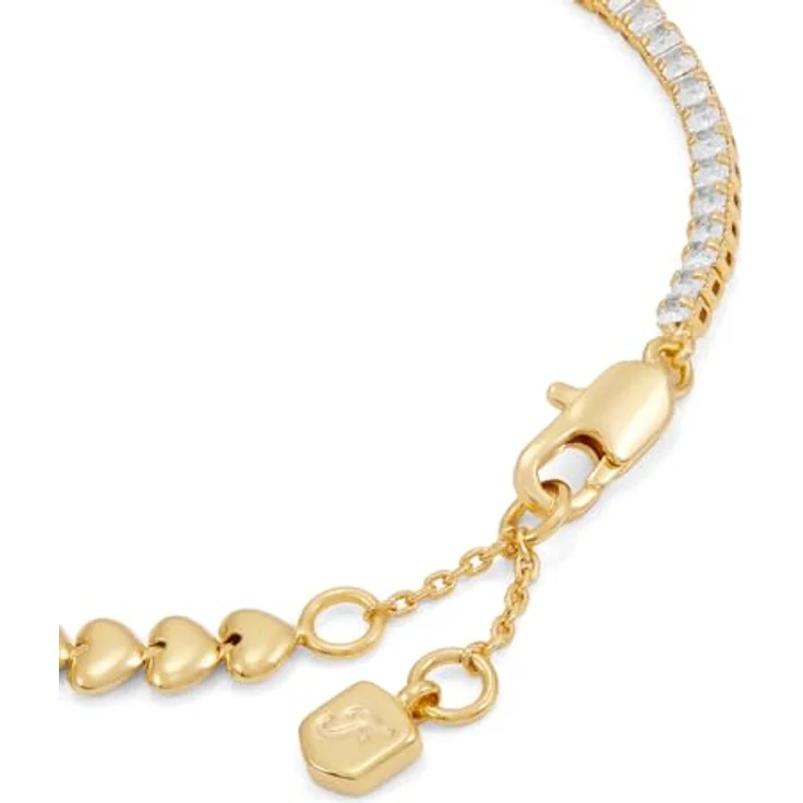 Fossil Sutton Damen Armband, goldfarbener Messing mit poliertem Finish, 165 mm Länge – Bild 3