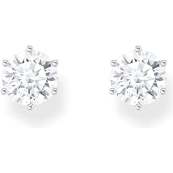 Thomas Sabo Ohrstecker H2300-051-14, 925 Silber mit Zirkonia, neutral Weiß – Bild 2