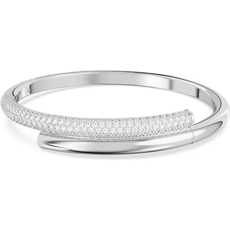 Swarovski Damen-Armreif Metall mit Swarovski Kristall S, Silber 32025137 – Bild 1