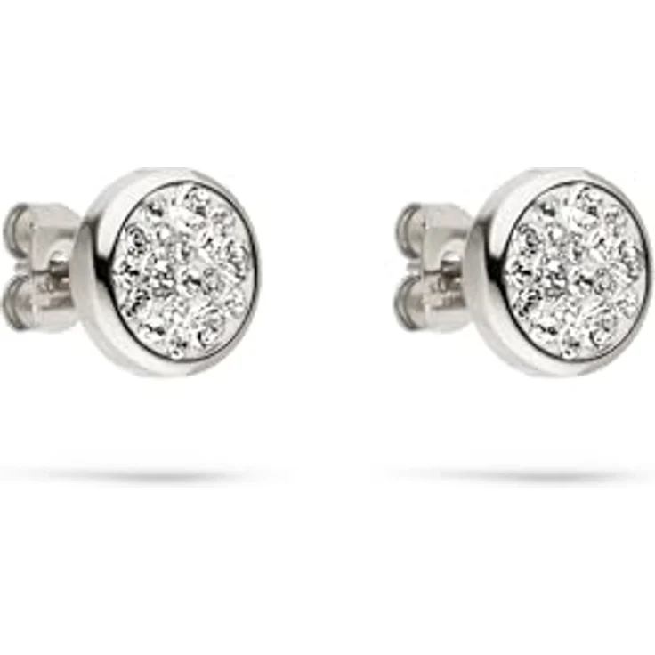 s.Oliver Ohrring - Elegante Ohrstecker aus poliertem Edelstahl, silber, wasserfest & hautfreundlich, 10,4 mm mit Steckverschluss – Bild 1