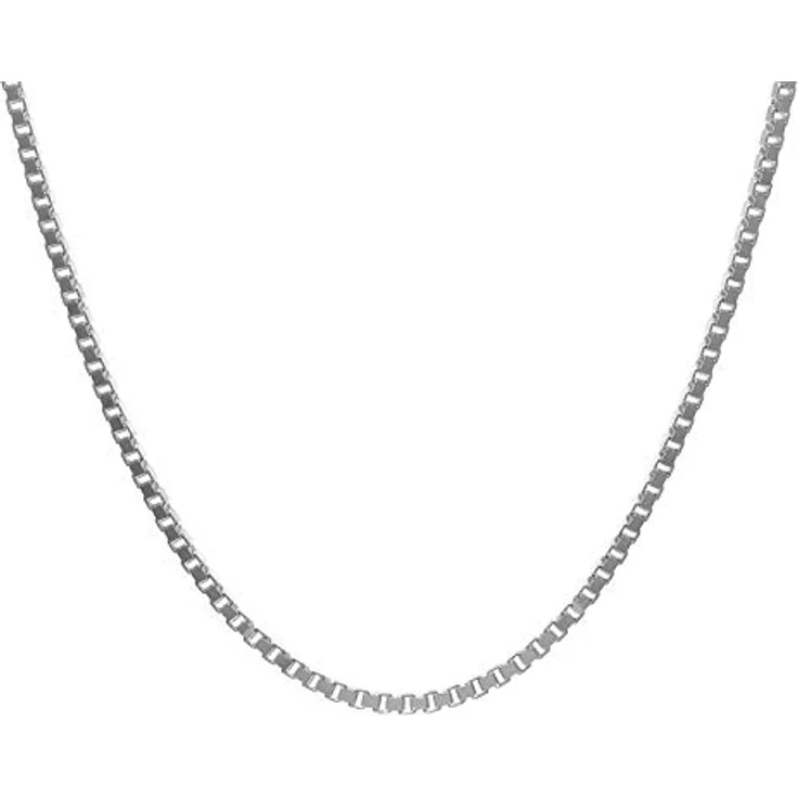 trendor Kreuz-Anhänger 24 mm Weißgold 585 (14 Karat) mit Silberkette, Damen und Herren Halskette, seidenmatt mit diamantiertem Dekor, 45 cm – Bild 5