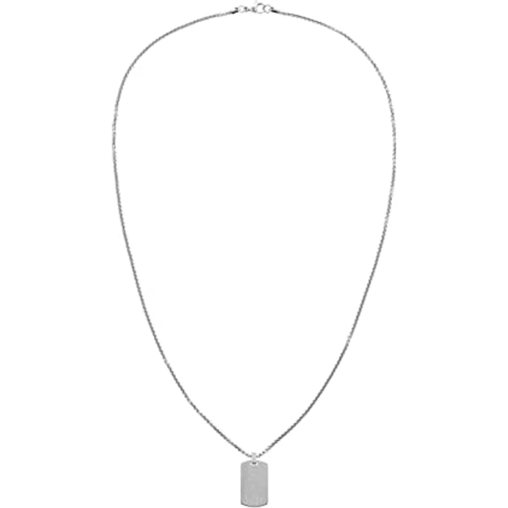 Tommy Hilfiger Jewelry Halskette für Herren aus Edelstahl, 61 cm, mit graviertem Logo und Karabinerverschluss - 2790359 – Bild 1