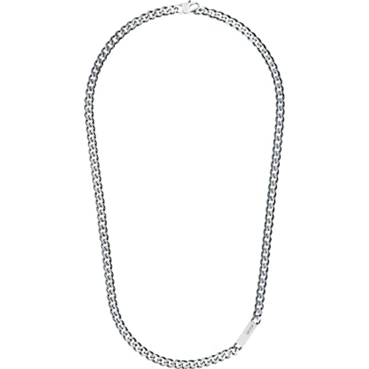 Joop! Herren Halskette aus Edelstahl, 60 cm, Panzergliederung, Silber, in Schmuck Geschenk Box – Bild 4