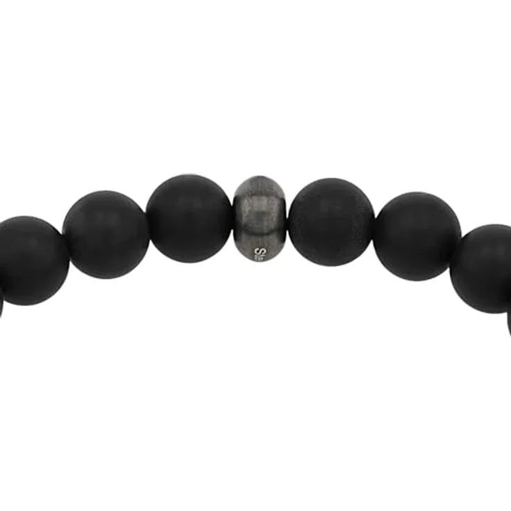 JOOP! Edelstahl Armband Herren mit Dumortierit, 18,5 cm, Silber, in Schmuck Geschenk Box, 2033995 – Bild 4