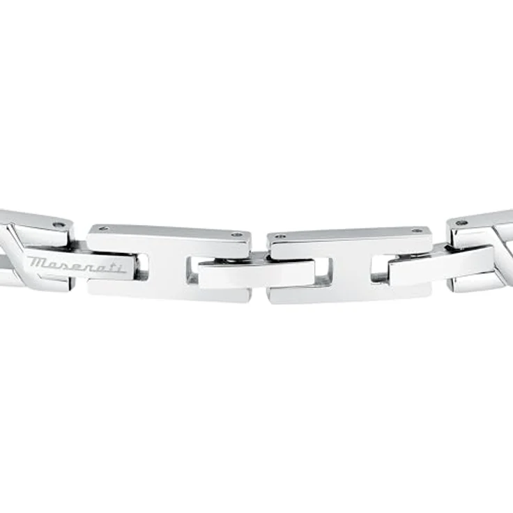 Maserati Stahlarmband, IP-Gelbgold, Herrenarmband mit zentralem Dreizack, 18,5 + 3 cm, Iconic Collection – JM124AVD38 – Bild 3