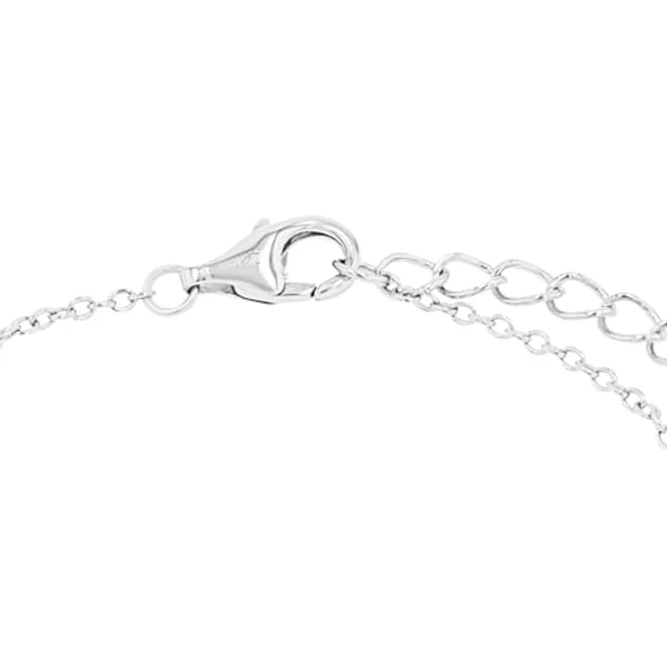 s.Oliver Armband Herz, 925 Sterling Silber, Rundankergliederung, 14,2 cm Länge, mit Karabinerverschluss – Bild 3
