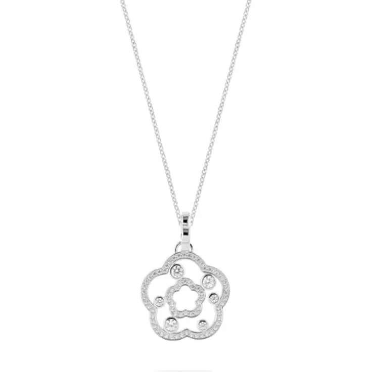 JETTE Damen-Kette 925er Silber, mit recyceltem Zirkonia, One Size, Silber 32029972