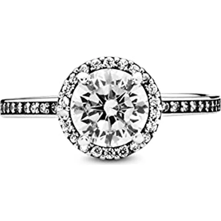 PANDORA Damen-Ring 925 Sterling Silber, Ringgröße 56 mit Cubic Zirkonia, poliert, silber – Bild 3