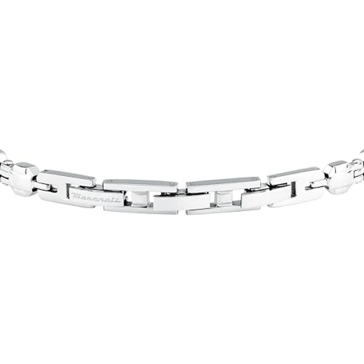 Maserati Herren-Armband Saphir, aus Edelstahl mit blauen Saphiren, 18 + 3,5 cm, verdeckter Verschluss, Kollektion Saphir – JM335AXO09 – Bild 3