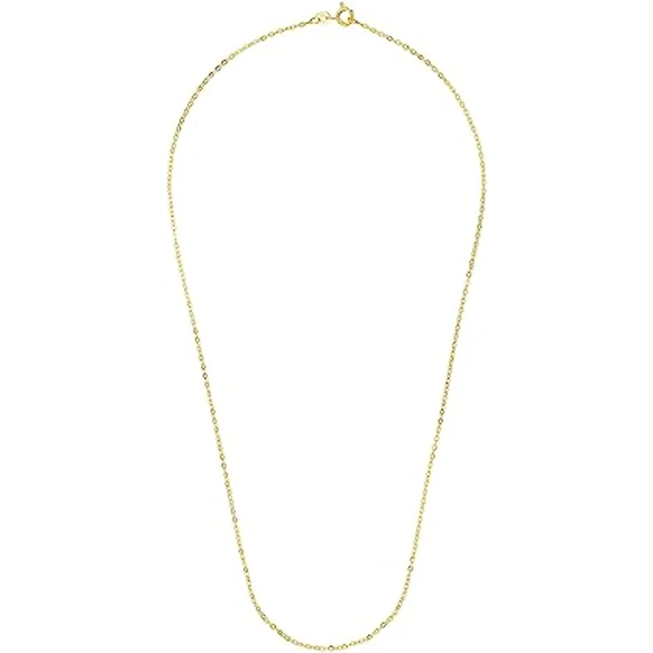 Amor Unisex Halskette, 50 cm aus 375 Gold mit Ankergliederung und Federringverschluss, in Schmuck Geschenk Box – Bild 2