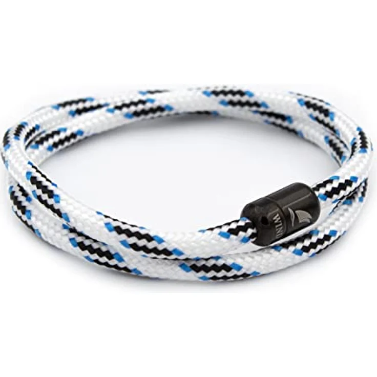 Wind Passion Surferarmband Paracord, handgemachtes, maritimes und wasserdichtes Armband für Damen und Herren mit Edelstahl-Magnetverschluss, Large (Wrist size: 17.5-19.4 cm) – Bild 1