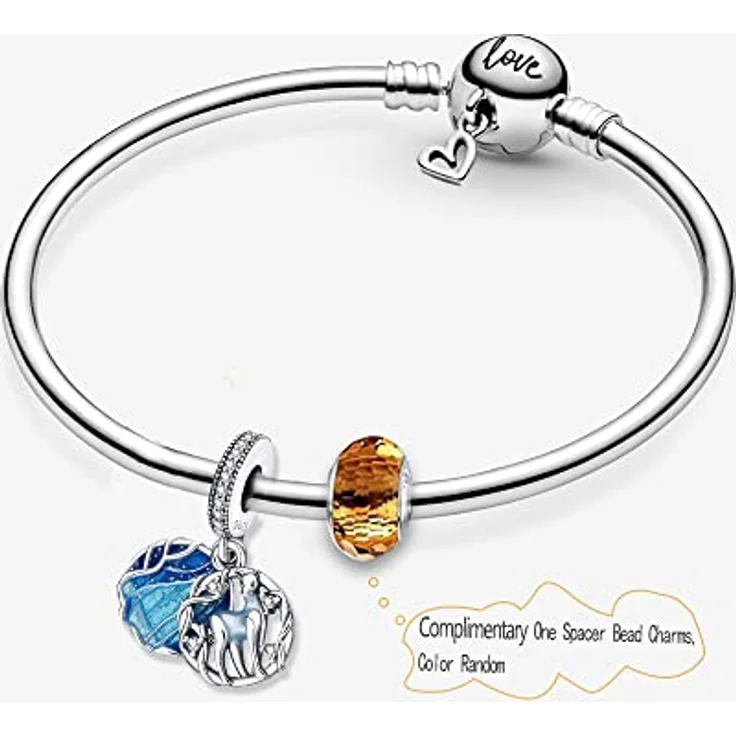 HappyStar 925 Sterling Silber Star Wars Harry Charm, Dangle Anhänger für Pandora Armbänder, 5A Zirkonia, ideal als Geschenk für Frauen und Mädchen – Bild 3