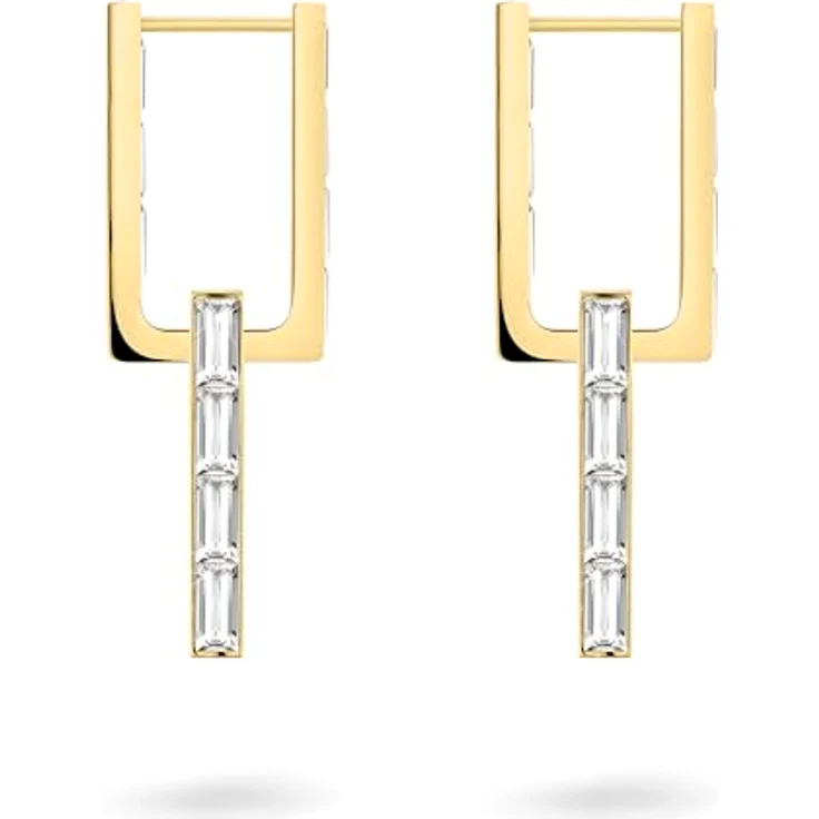 Liebeskind LJ-1373-E-38, Damen-Ohrringe aus goldfarbenem Edelstahl mit Scharnierverschluss, 4 cm – Bild 2
