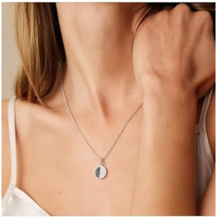 JETTE Damen-Halskette 925er Silber mit 62 Zirkonia, One Size, 88855116 – Bild 4