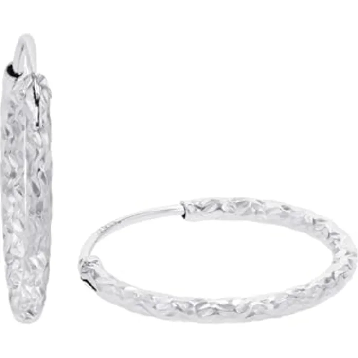 Amor Creolen 925 Sterling Silber Damen Ohrschmuck, 1,7 cm, edel, Geschenkbox, 9098316