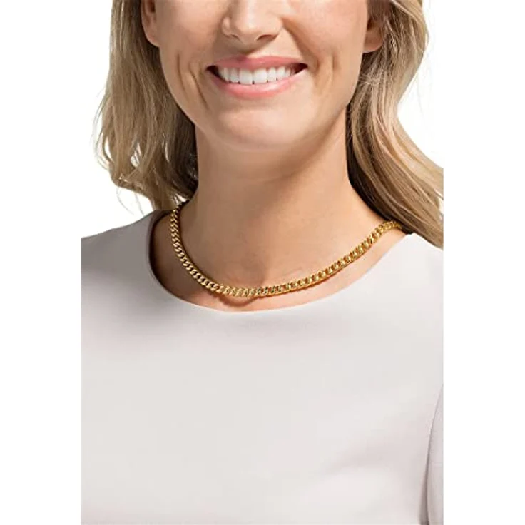 CHRIST Damen-Halskette Gold 585er Gelbgold, 45 cm Länge, schlichtes Collier in Geschenkbox – Bild 3