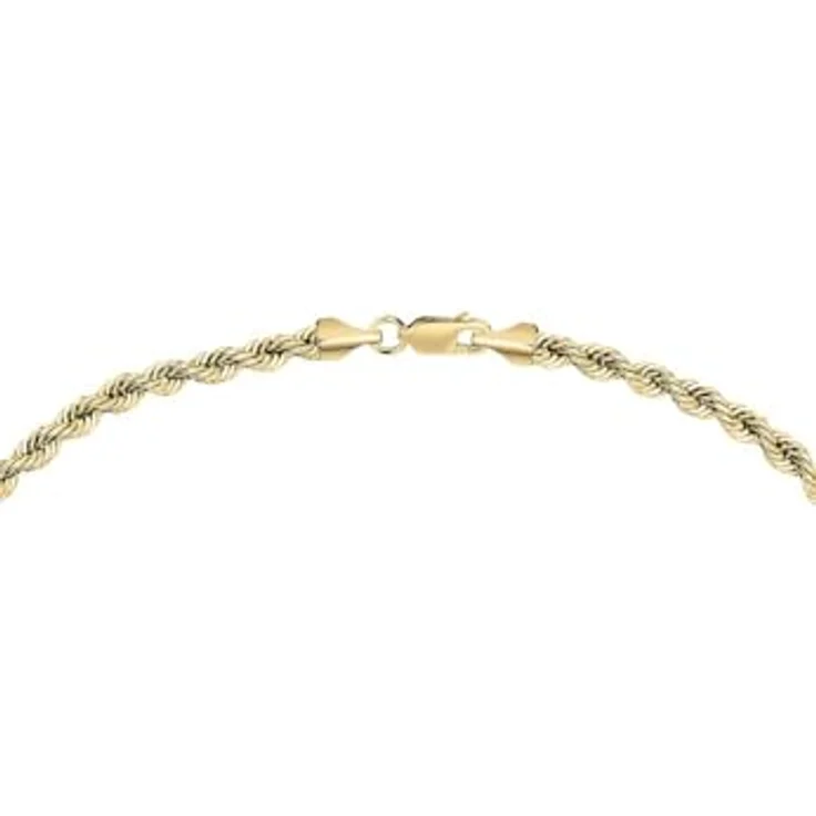 CHRIST Damen-Halskette 585er Gelbgold, edle Kordelkette mit Karabinerverschluss, One Size – Bild 3