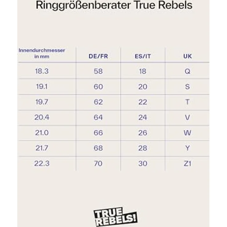 True Rebels Herren Ring aus schwarz rhodiniertem Edelstahl, breiter Bandring (6,7 mm), kratzfest und wassertauglich – Bild 5