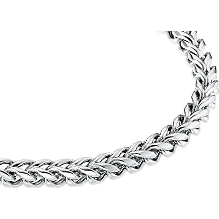 s.Oliver Herren Armband Edelstahl, 20+2 cm mit Karabinerverschluss, elegantes Design, kommt in Schmuck Geschenk Box – Bild 2