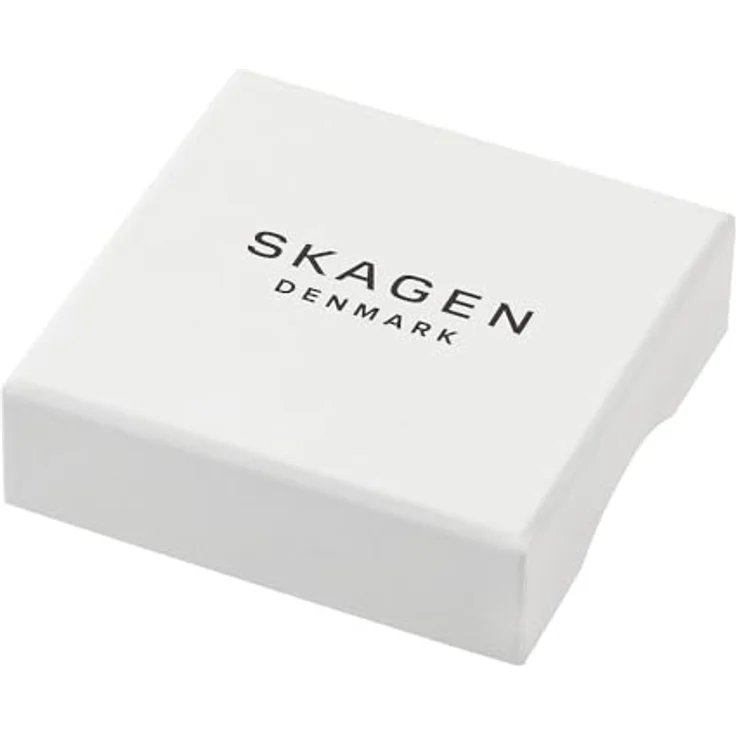 Skagen Damenkette Essential Waves, Edelstahl silberfarben mit poliertem Finish und Karabinerverschluss – Bild 5
