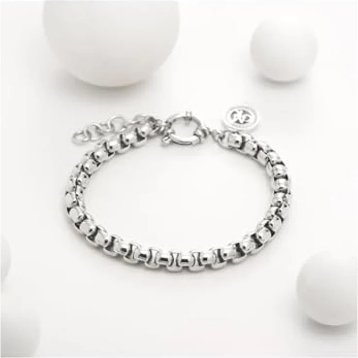 Guido Maria Kretschmer Damen-Armband Edelstahl, One Size, Silber 32026667 – Bild 3
