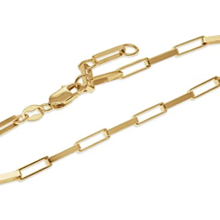 CHRIST Armband 88569407, GOLD im Paperlink-Stil aus 585er Gelbgold mit Karabinerverschluss – Bild 2