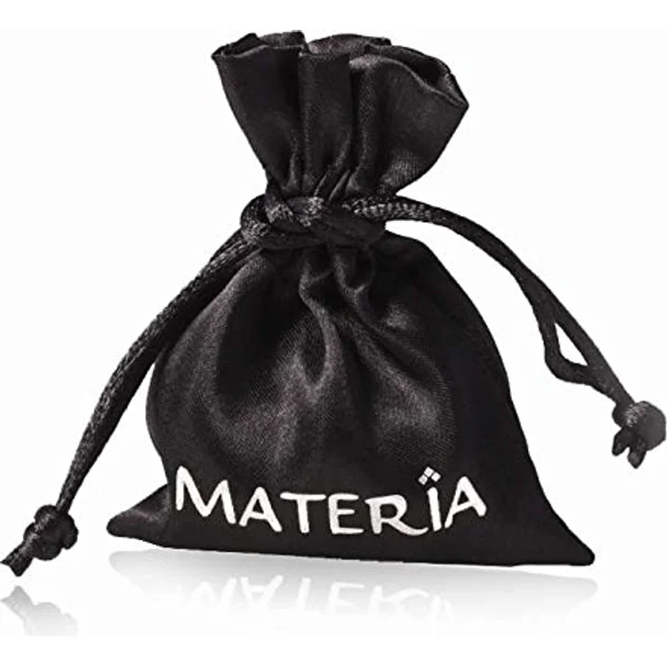 MATERIA Diamantierte Glitzer Kugelkette, 925 Silber Halskette 1,2mm, in 90 cm Länge, Damen Schmuck – Bild 4