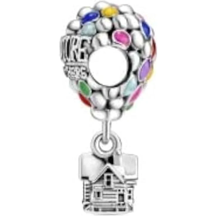 PANDORA Charm Disney "Haus und Luftballons" 798962C01, Sterling-Silber, perfekte Ergänzung für Charm-Sammlerinnen, Maße: 11mm x 23,5mm x 11mm – Bild 4