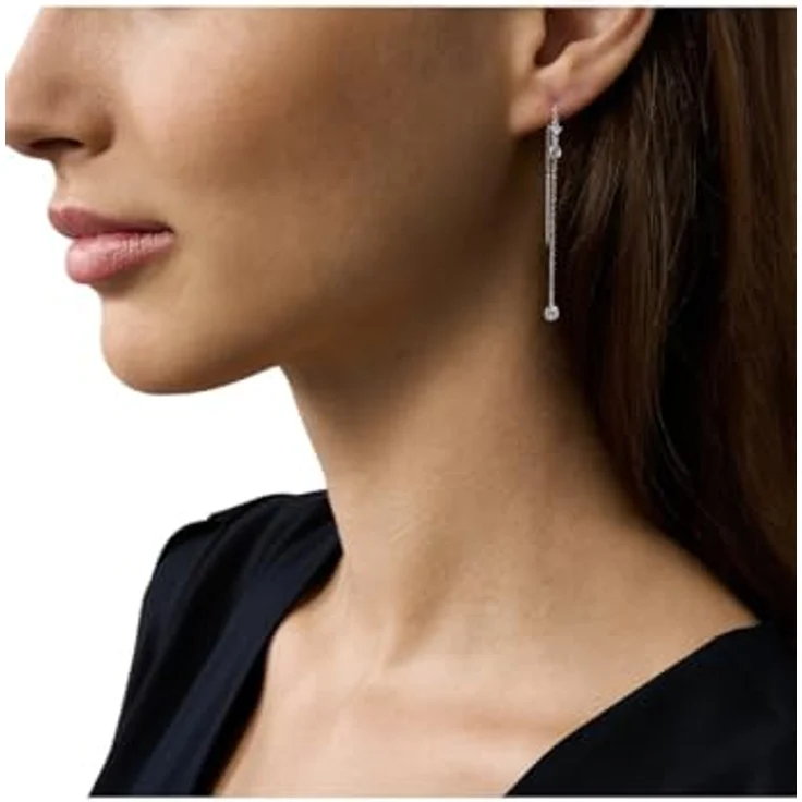 Emporio Armani Damen Sterling Silber Tropfenohrring, EG3617040, Silber, Ohrbügelverschluß, Lässig – Bild 3