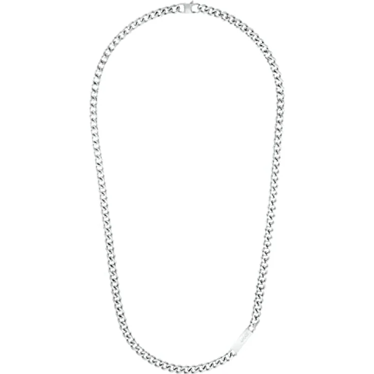 JOOP! Halskette Edelstahl Herren, 60 cm, Silber, mit Karabinerverschluss, in Geschenkbox, 2026991 – Bild 2