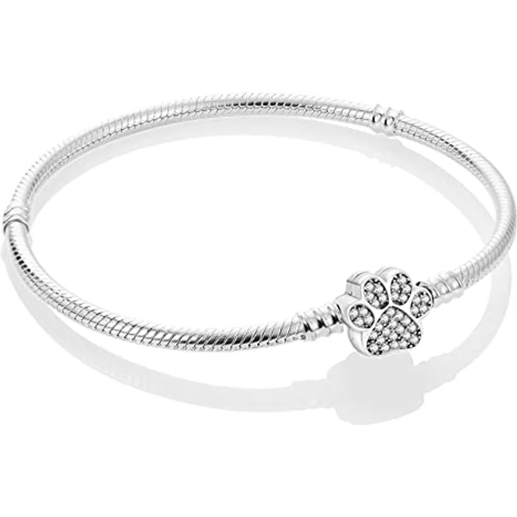 TINSLO Damen Armband 925 Sterling Silber, Gliederarmband mit Herzverschluss, ideales Geschenk für Frauen, Freundin und Mama, perfekt für Valentinstag, Weihnachten und Geburtstage – Bild 1