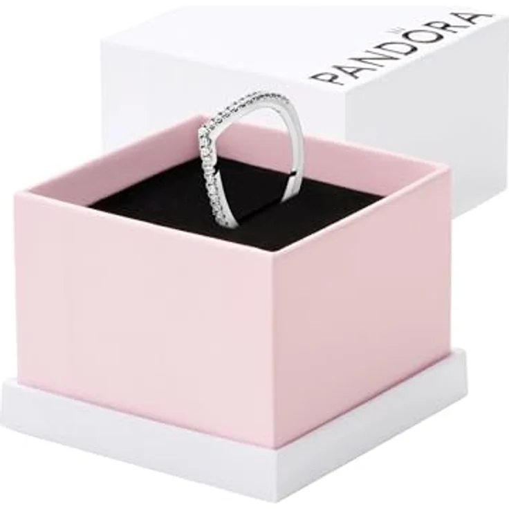 Pandora 196316CZ Damen-Ring Funkelnder Wunsch, 925/- Sterling Silber mit Zirkonias, Größe 54/17,2 – Bild 1
