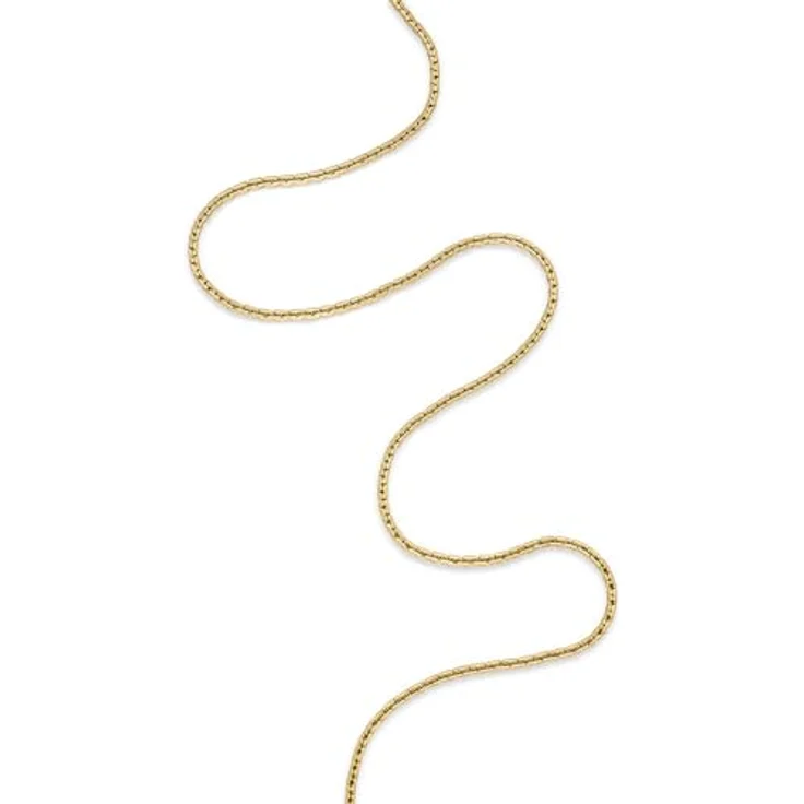 Copenhagen STUDIOS Mini Edgy Necklace, Unisex Halskette in Gold aus poliertem Edelstahl, verstellbare Länge, wasserfest & hautfreundlich – Bild 4