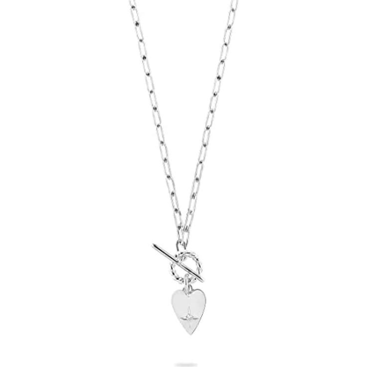 Guido Maria Kretschmer Damen-Halskette 925er Silber, 1 Diamant, Länge 45 cm, Stärke 2 mm, Silber