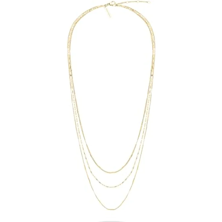 Liebeskind Berlin Halskette LJ-1460-N-58, Edelstahl IP Gold poliert, 58 cm mit Karabinerverschluss – Bild 2